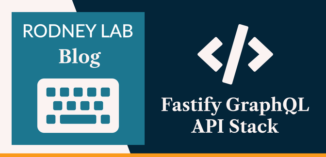 Fastify GraphQL API Stack